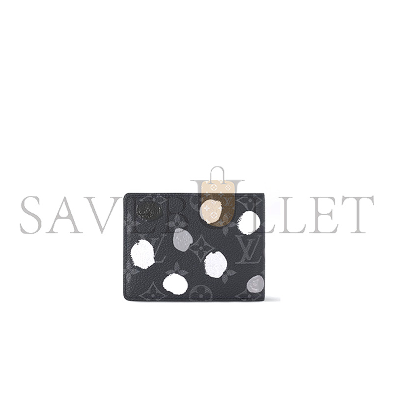 LOUIS VUITTON MASTER LV X YK MULTIPLE WALLET M81931 (11.5*9*1.5cm)